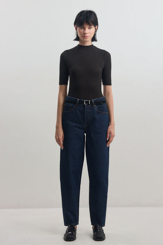 No.21| Mid Rise Barrel Denim