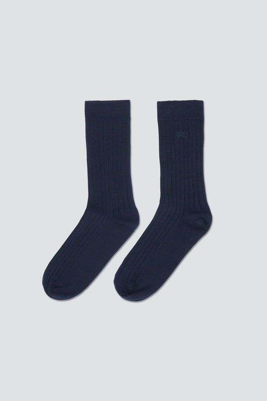 Cozy Ribbed Crew Socks
