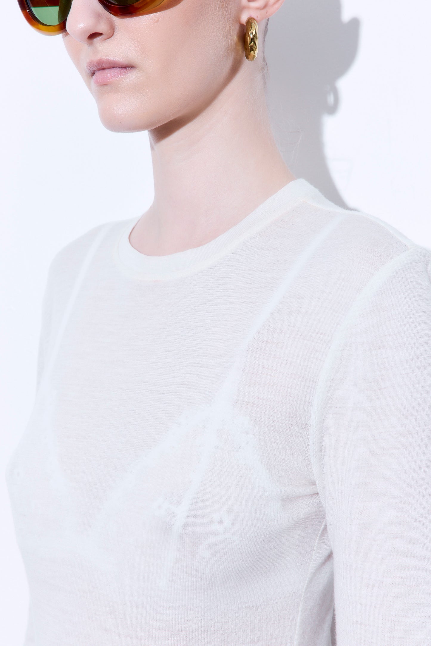 Fitted Thin Wool Long Sleeve