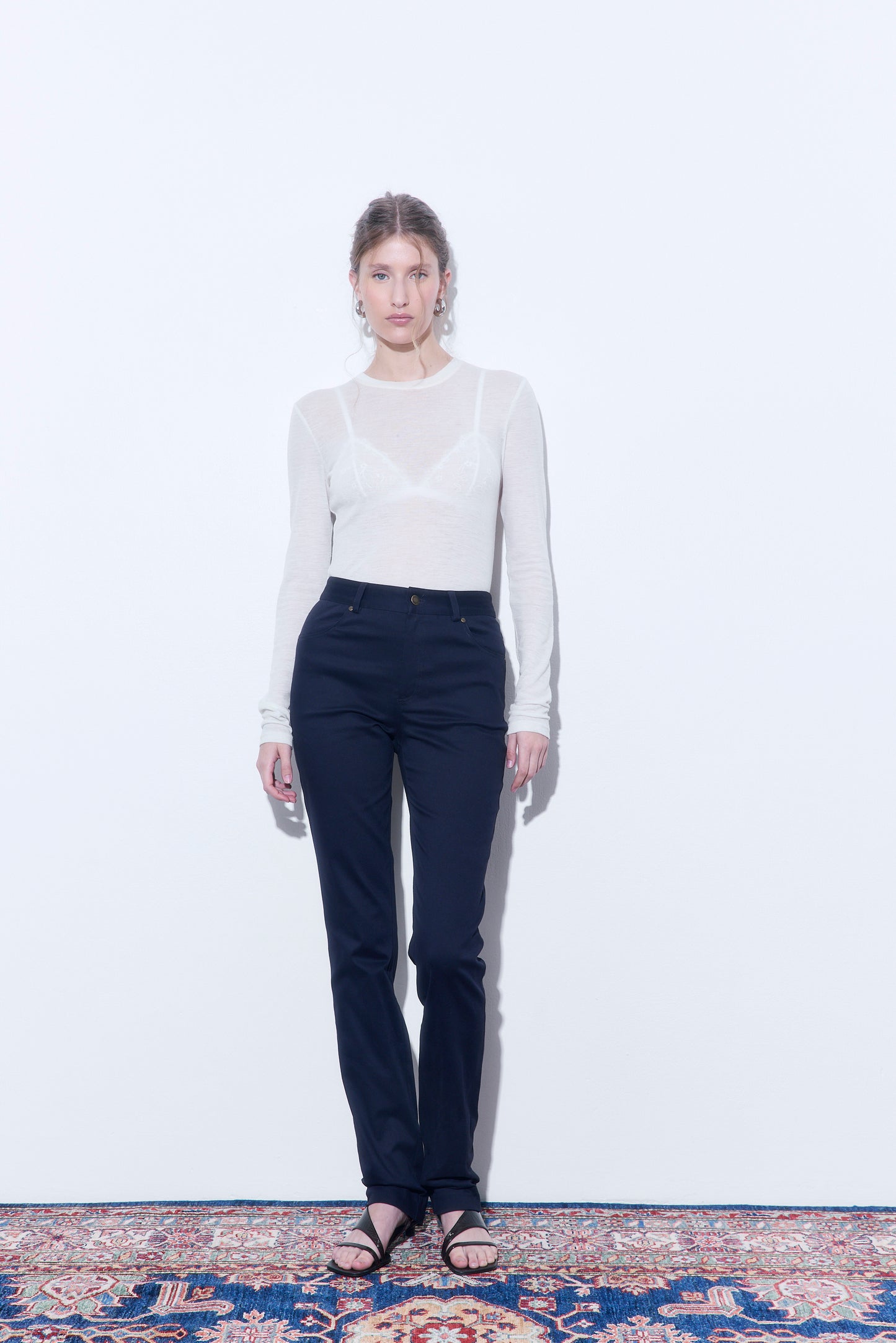 Fitted Full Length Pants