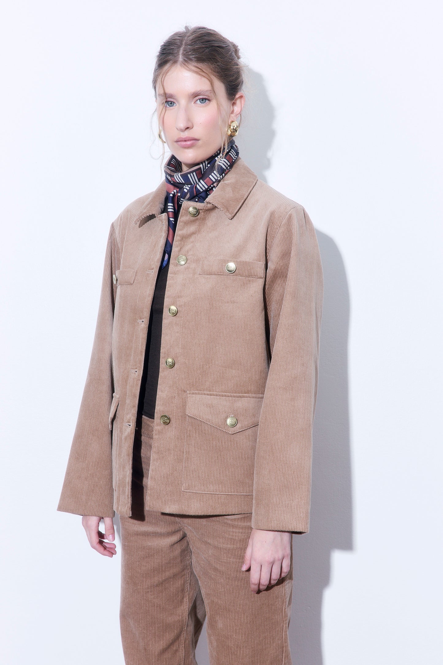 Boxy Corduroy Jacket