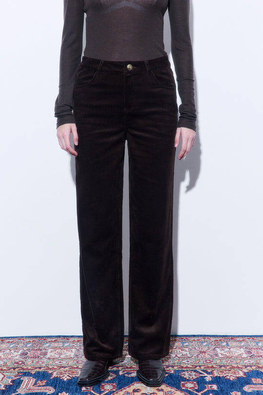 Corduroy Wide Leg Pants