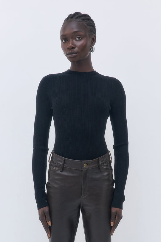 Merino Wool Loose Crewneck