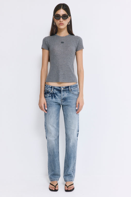 No.15| Low Rise Straight Denim