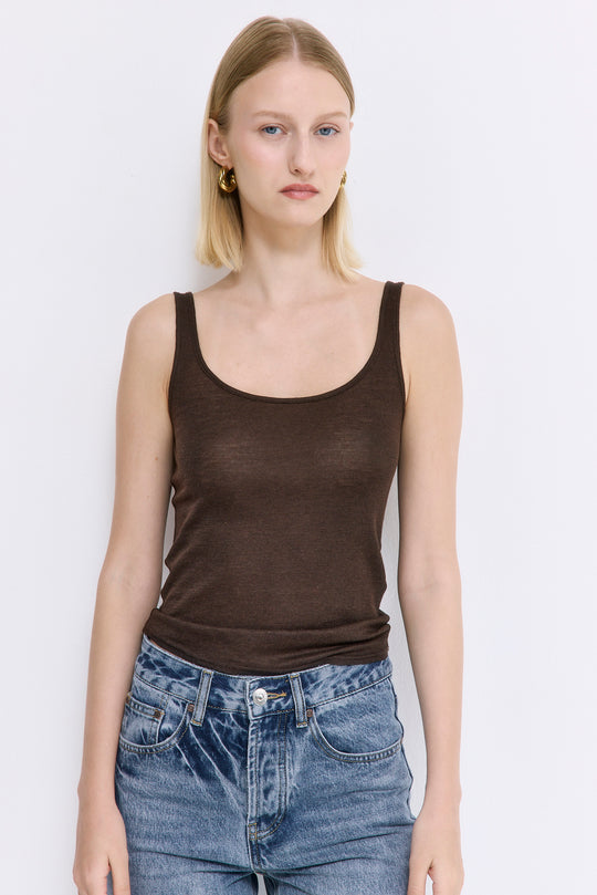 Strappy Wool Cami Top