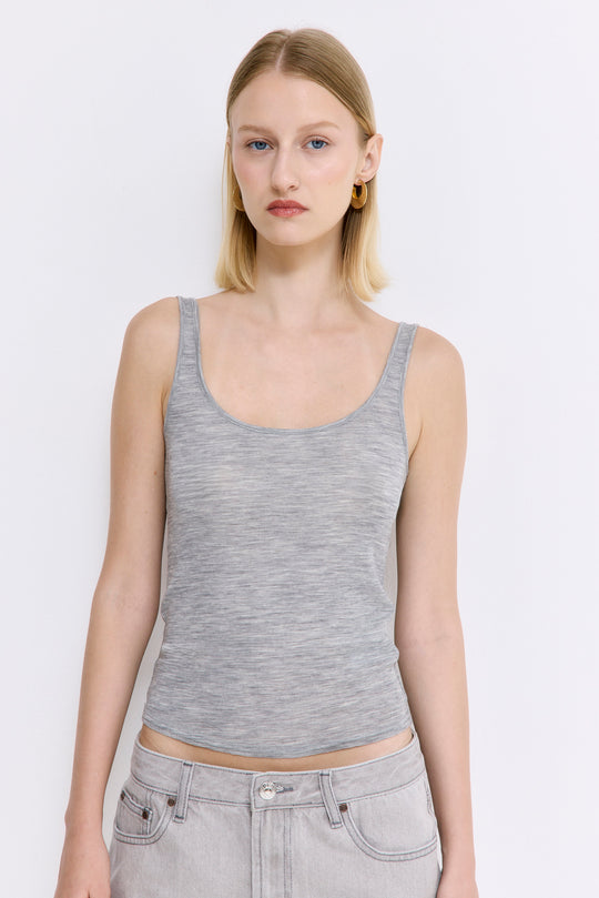 Strappy Wool Cami Top