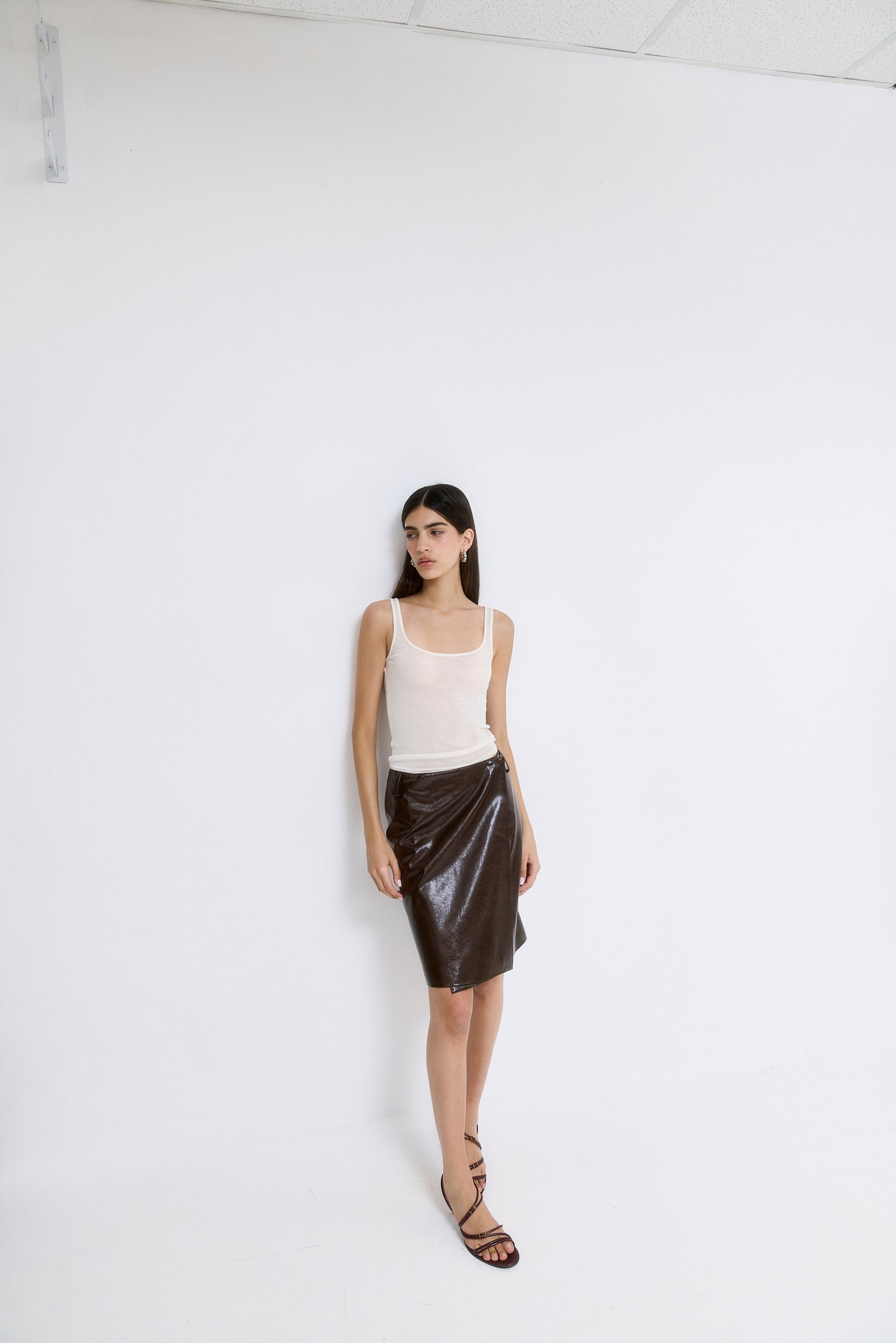 Strappy Wool Cami Top