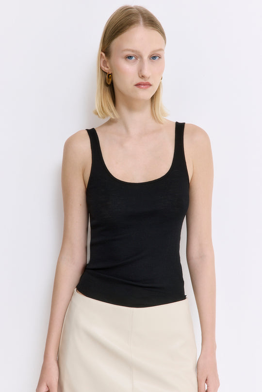 Strappy Wool Cami Top