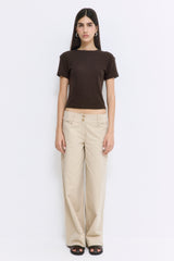 Wide Leg Cotton Pants