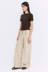 Wide Leg Cotton Pants