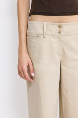 Wide Leg Cotton Pants