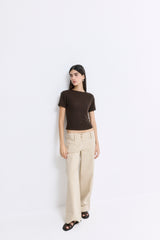Wide Leg Cotton Pants