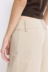 Wide Leg Cotton Pants