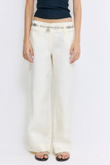 Wide Leg Cotton Pants