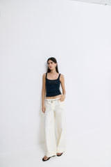 Wide Leg Cotton Pants