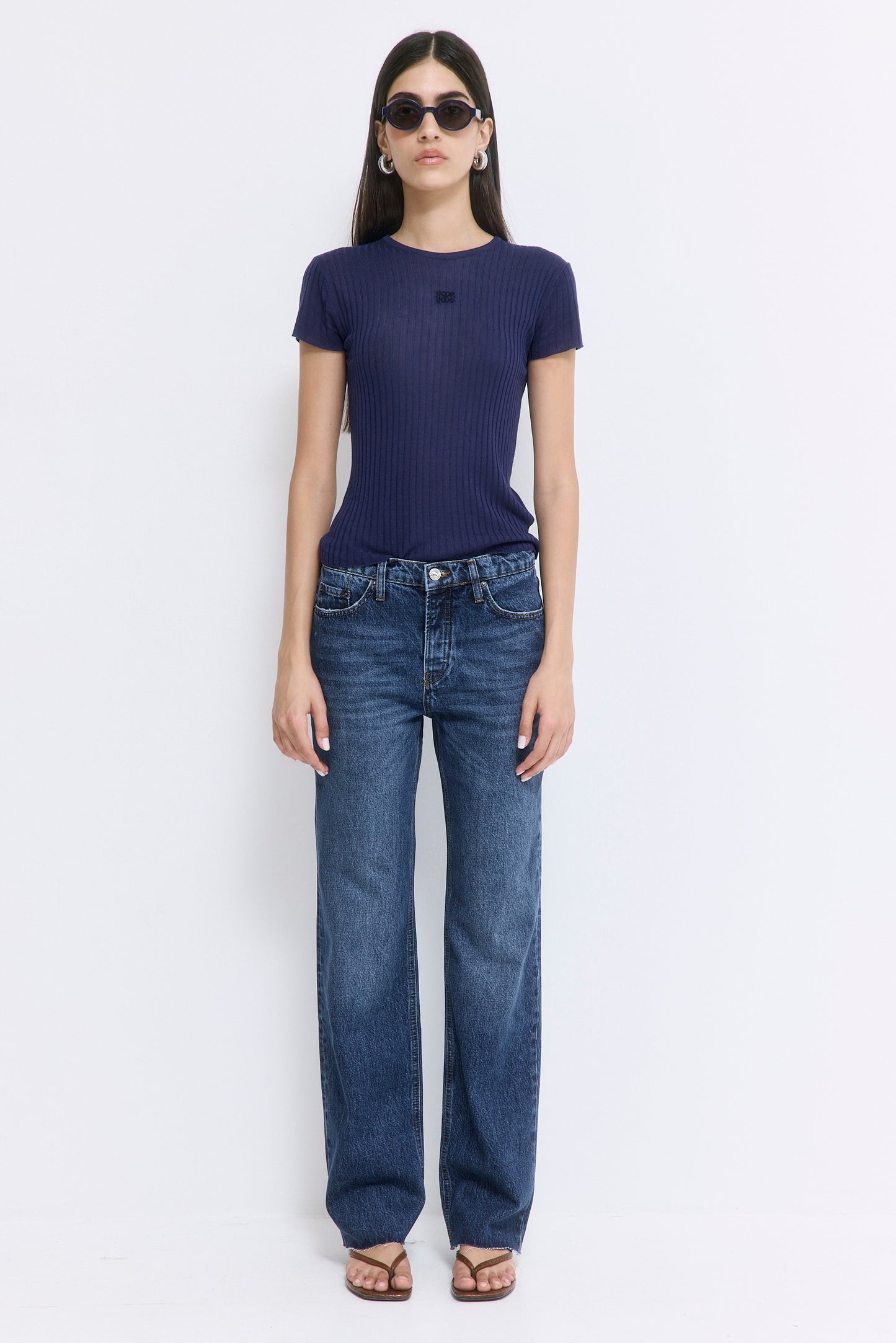 No.10| Low Rise Straight Denim