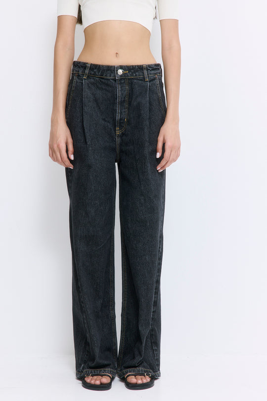 No.12| High Rise Super Wide Denim