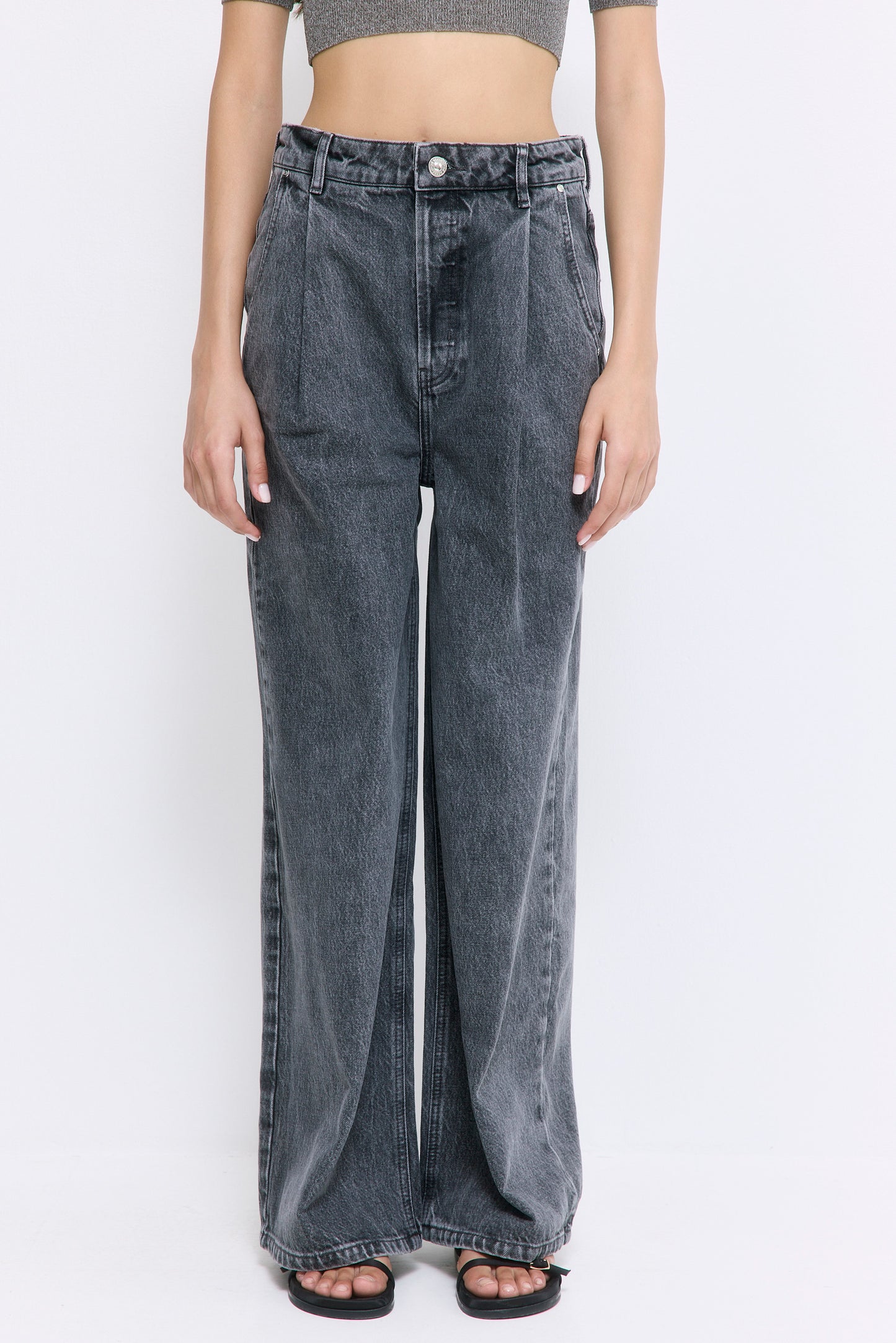 No.12| High Rise Super Wide Denim