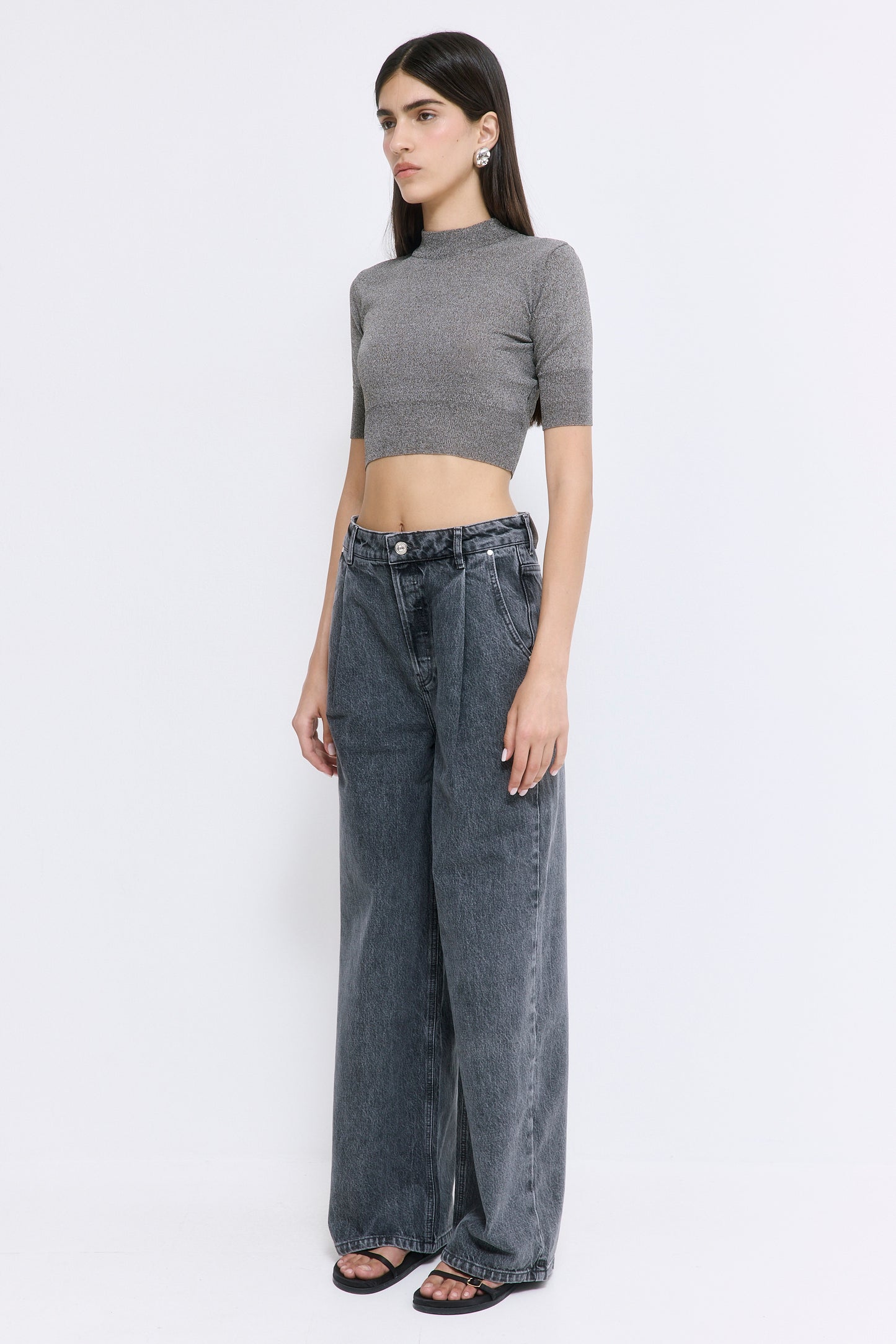 No.12| High Rise Super Wide Denim
