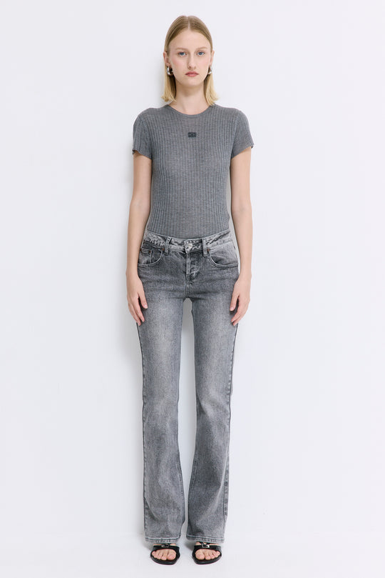No.17| Mid Rise Bootcut Denim