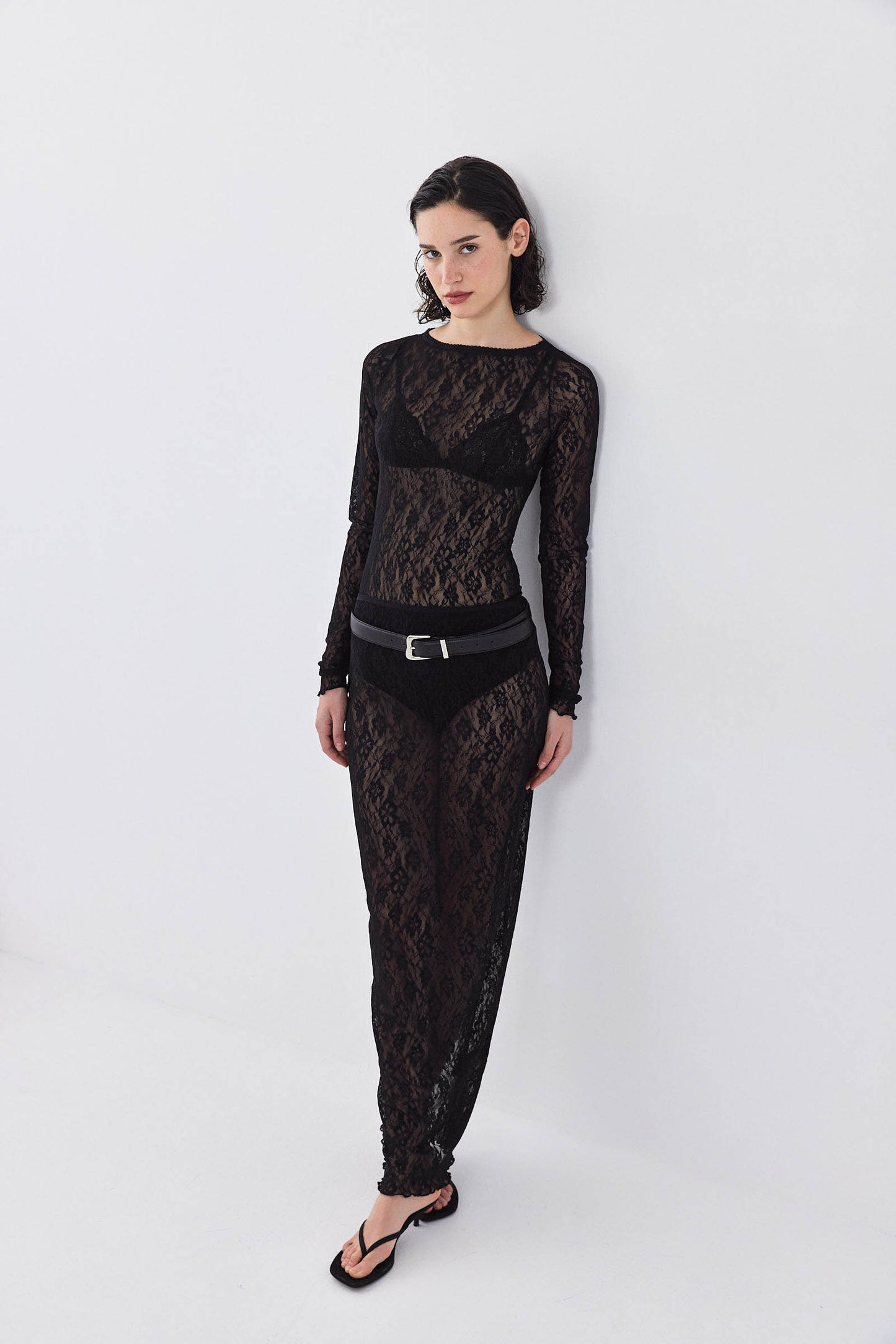 Lace Long Sleeved Top