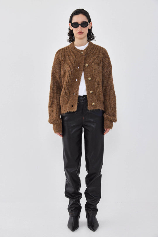 Oversized Fuzzy Cardigan - Dé Rococo