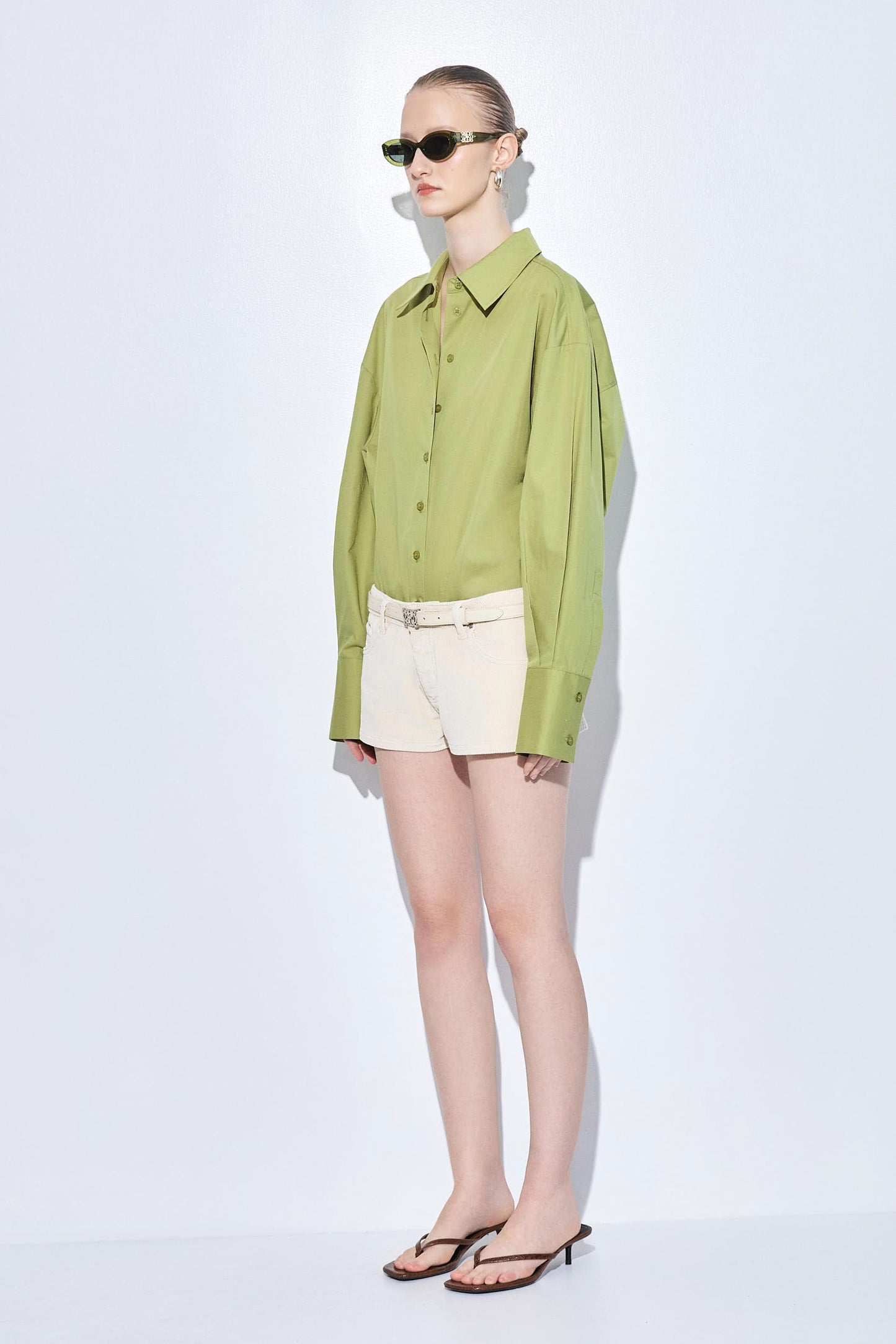 Low Rise Micro Mini Corduroy Shorts