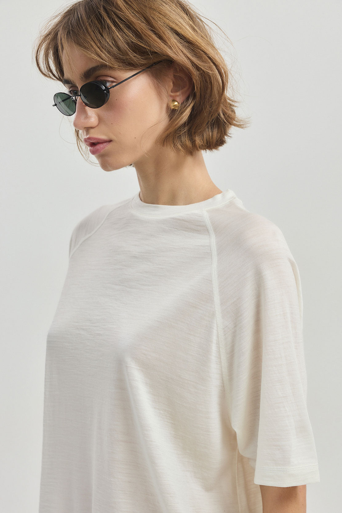 Oversized Merino Wool T Shirt