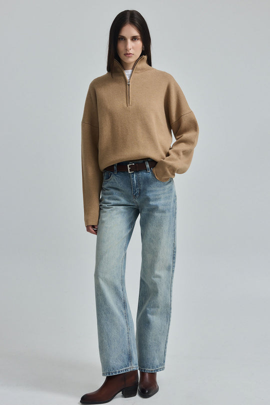 No.11| Mid Rise Full Length Baggy Denim