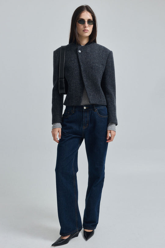 No.11| Mid Rise Full Length Baggy Denim