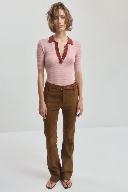 Merino Wool Knitted Polo