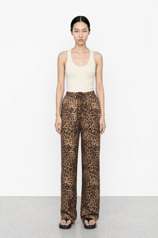 Satin Drawstring Pants