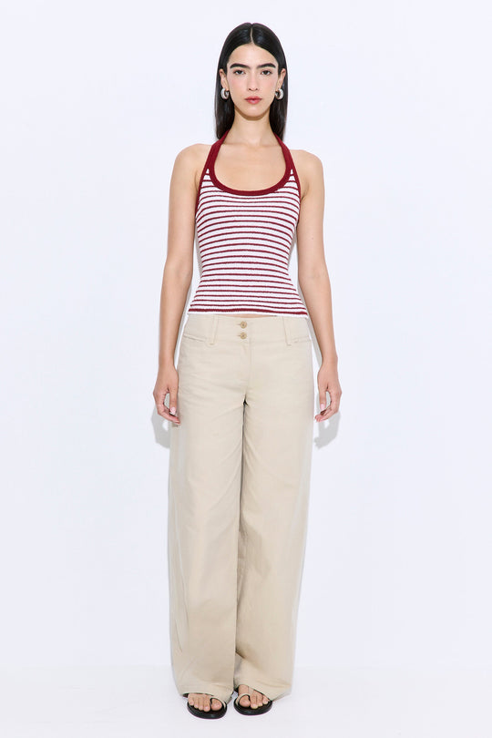 Boucle Halter Neck Top