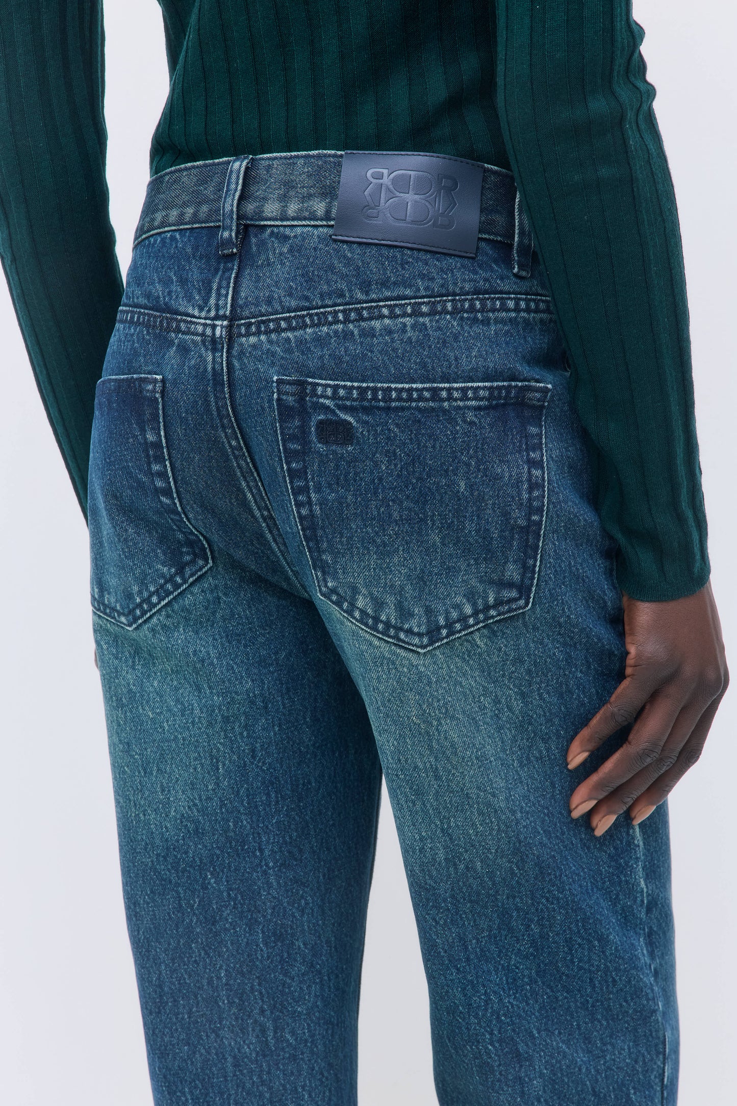 No.5| High Waist Straight Cropped Denim