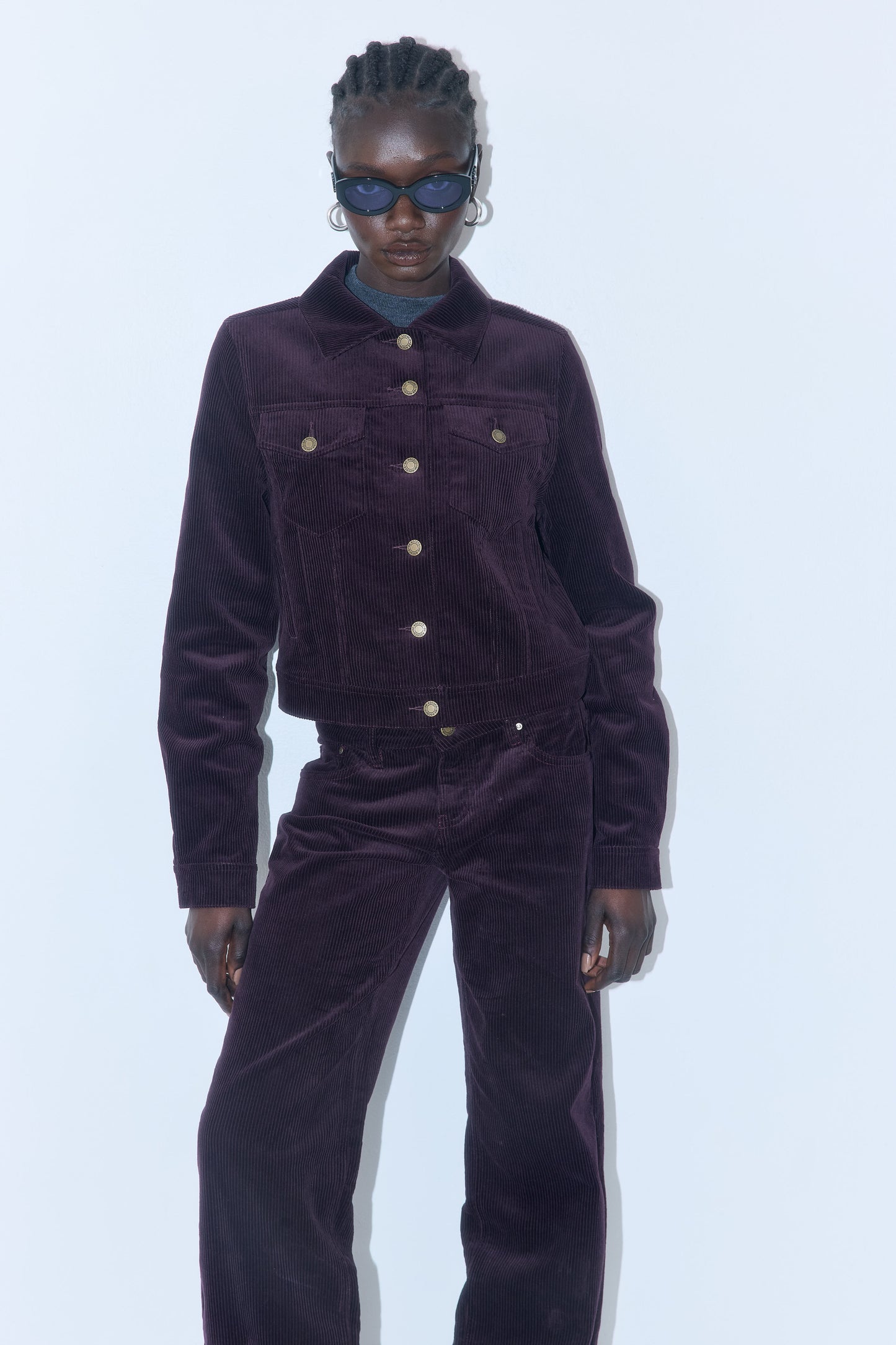 Fitted Corduroy Jacket