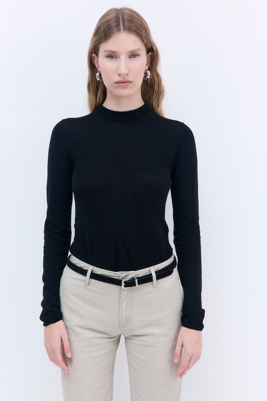 Merino Wool Crewneck Top