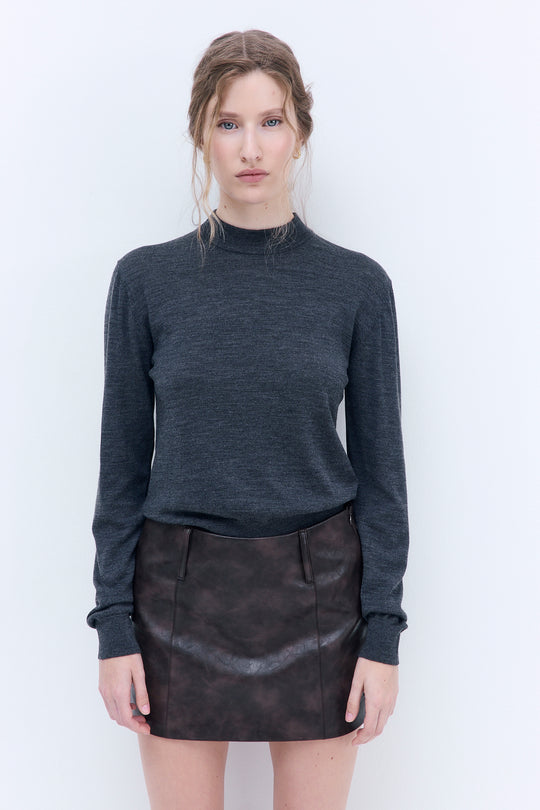 Merino Wool Crew Neck Sweater
