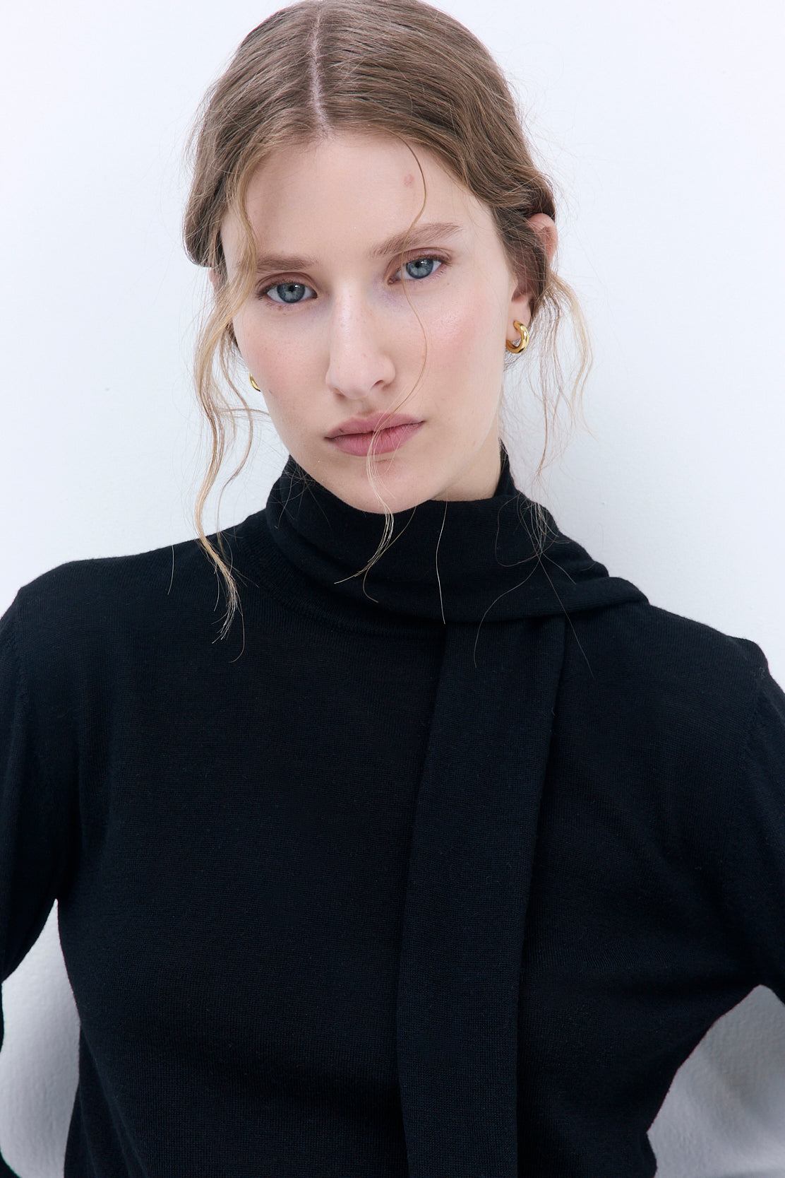 Merino Wool Skinny Scarf