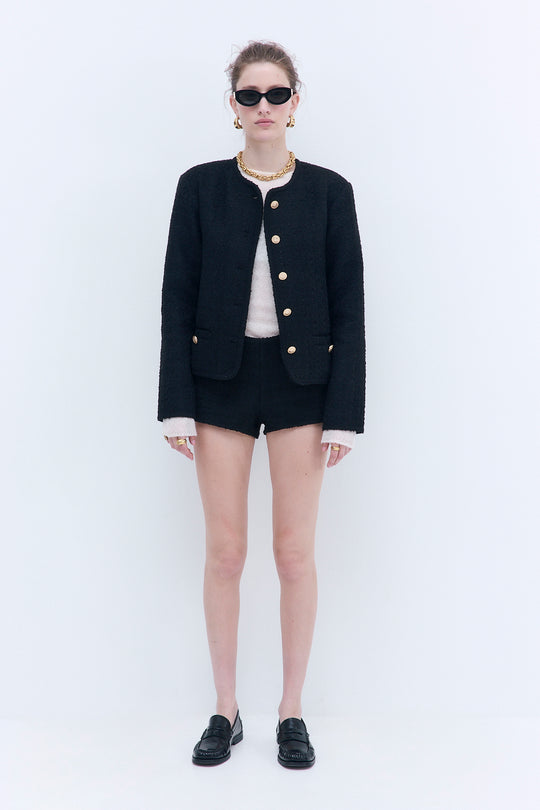 Cropped Tweed Jacket