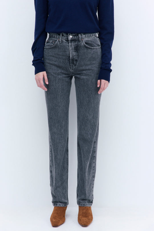 No.6| High Waisted Straight Full Length Denim
