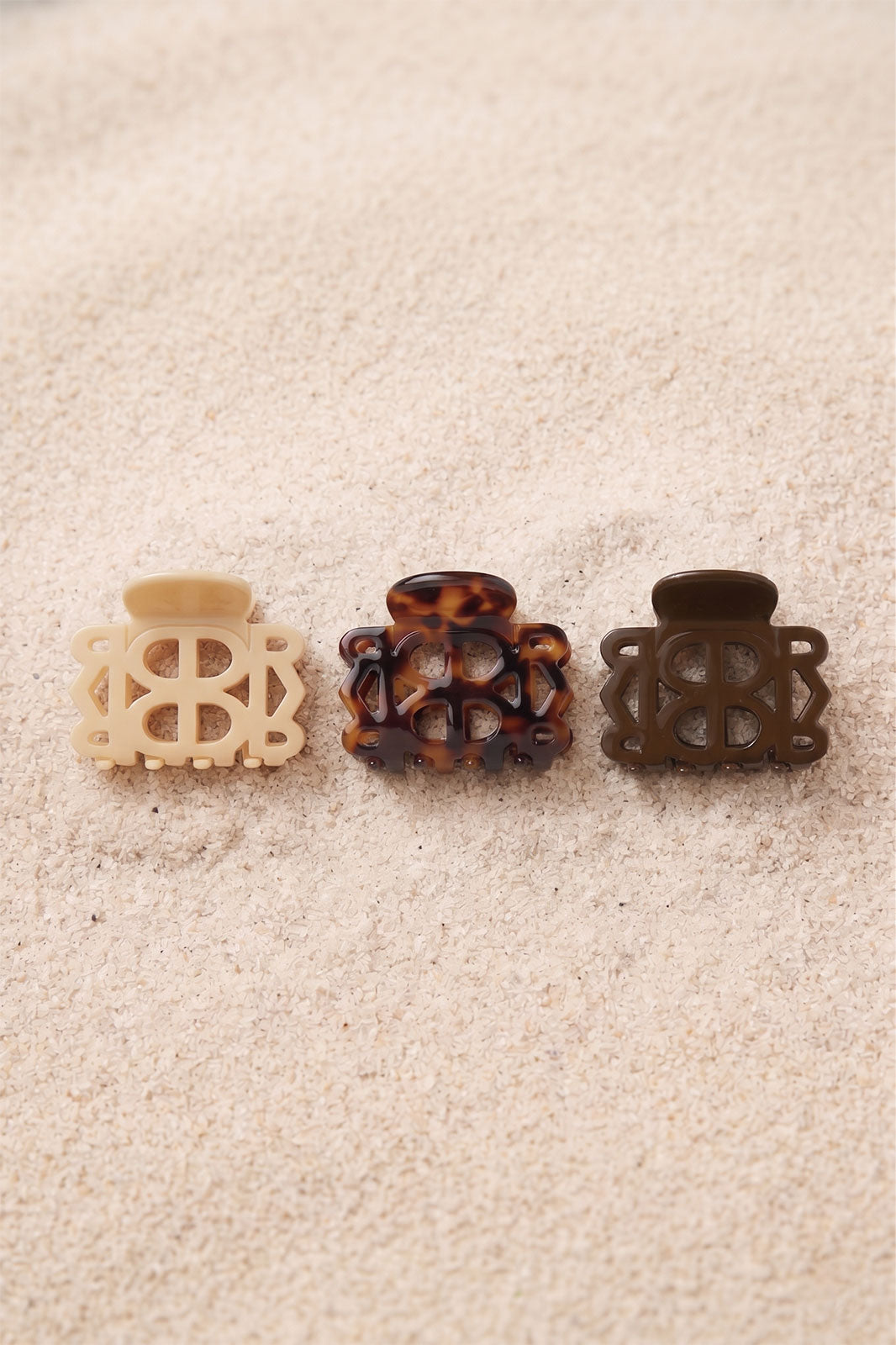 3 Piece Mini Claw Clip Set