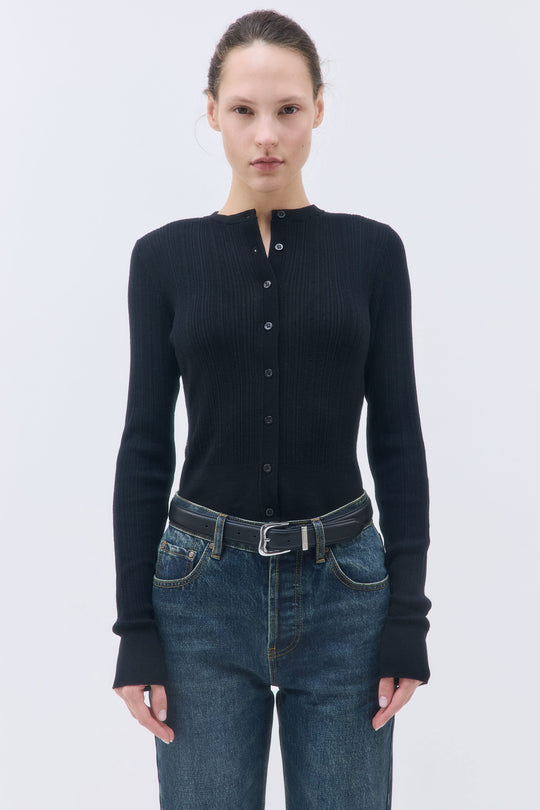 Merino Wool Loose Cardigan