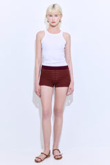Crochet Mid Rise Shorts