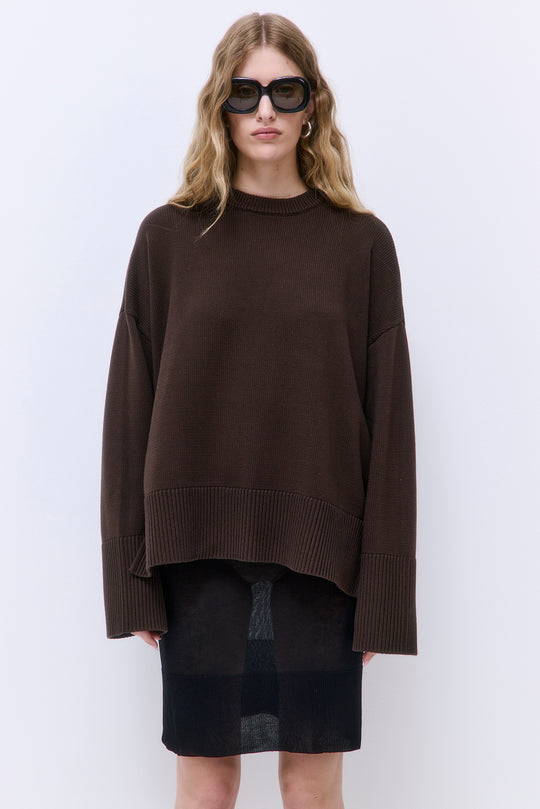 Oversized Crew Neck Jumper