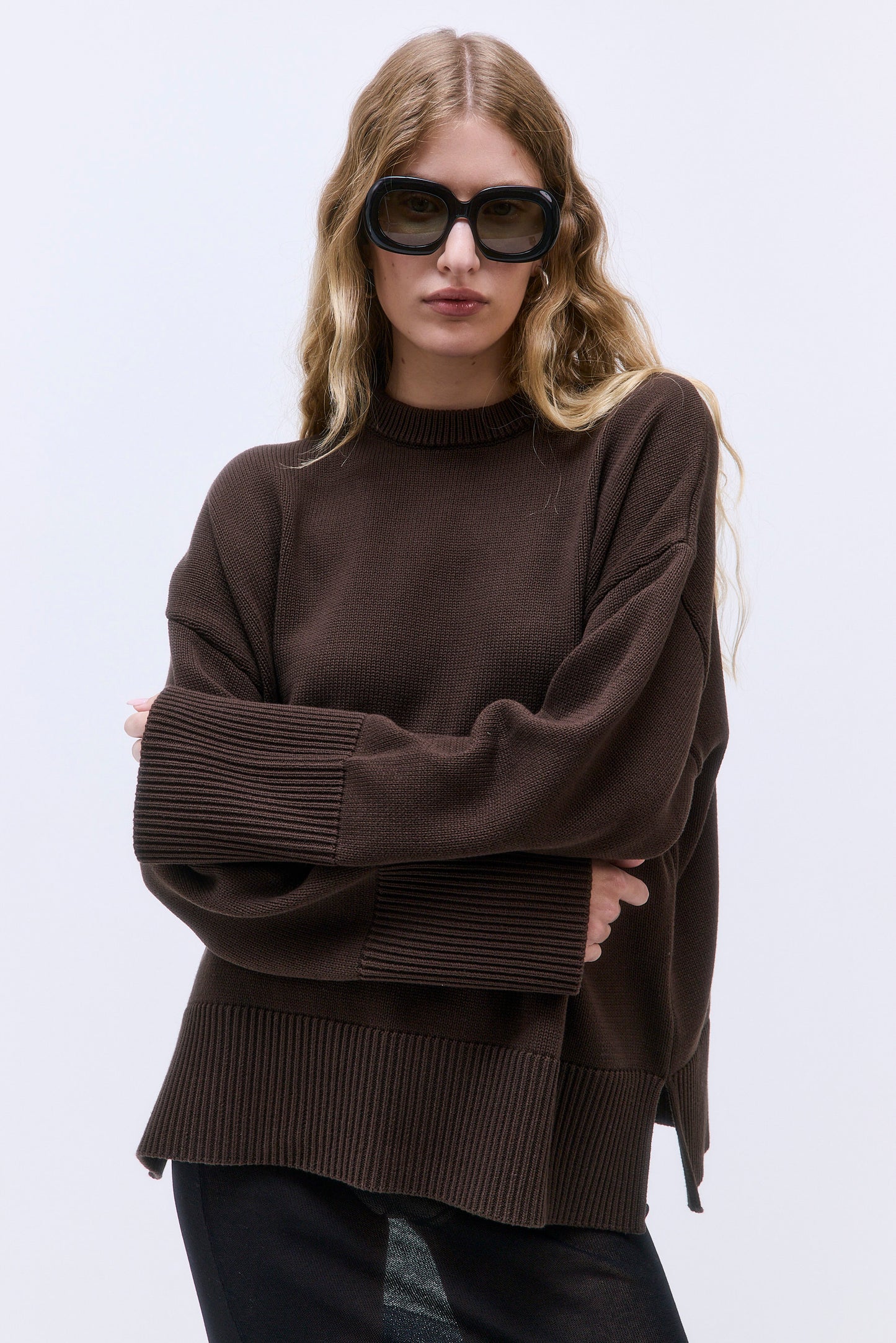 Oversized Crew Neck Jumper
