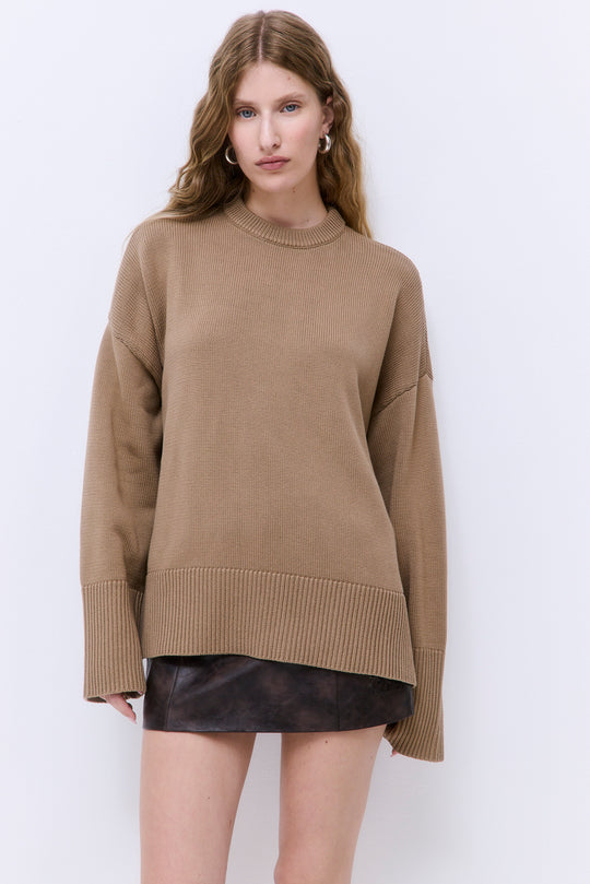 Oversized Crew Neck Jumper