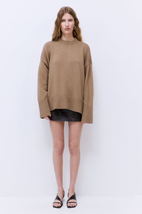 Oversized Crew Neck Jumper