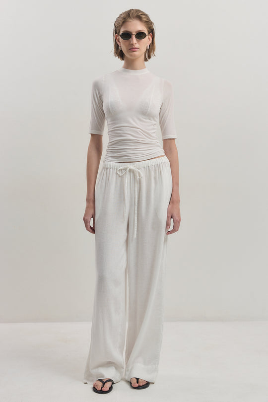 Mid Sleeve Modal Top