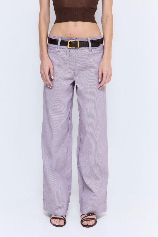 Striped Drill Pants