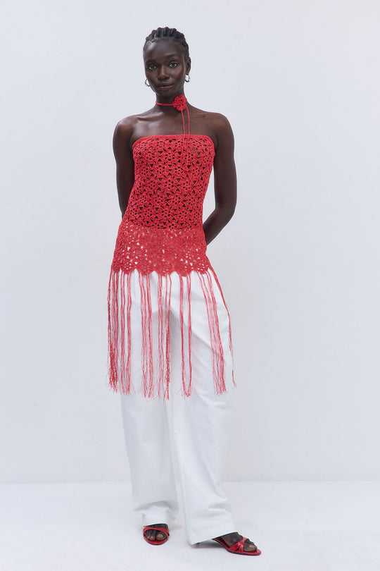 Flower Crochet Top
